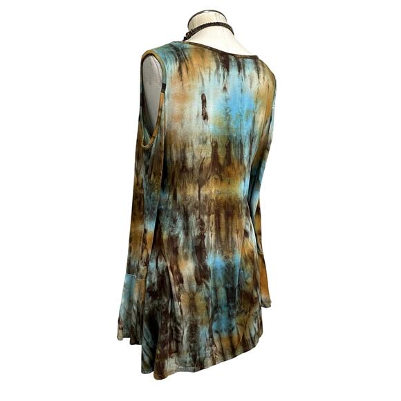 Vintage R. Rouge USA Fairy Hippie Boho Long Sleeve Long Sleeve Top - Picture 9 of 13